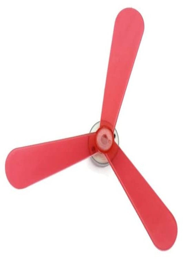 ESPtronics مجموعة مولدات دينامو كهربائية من ERH India، محرك ألعاب يعمل بالتيار المستمر، مناسب لمشاريع وتجارب العلوم المدرسية (4-12 فولت) للمشاريع اليدوية، مزود بمروحة ومصباح LED - Image 2